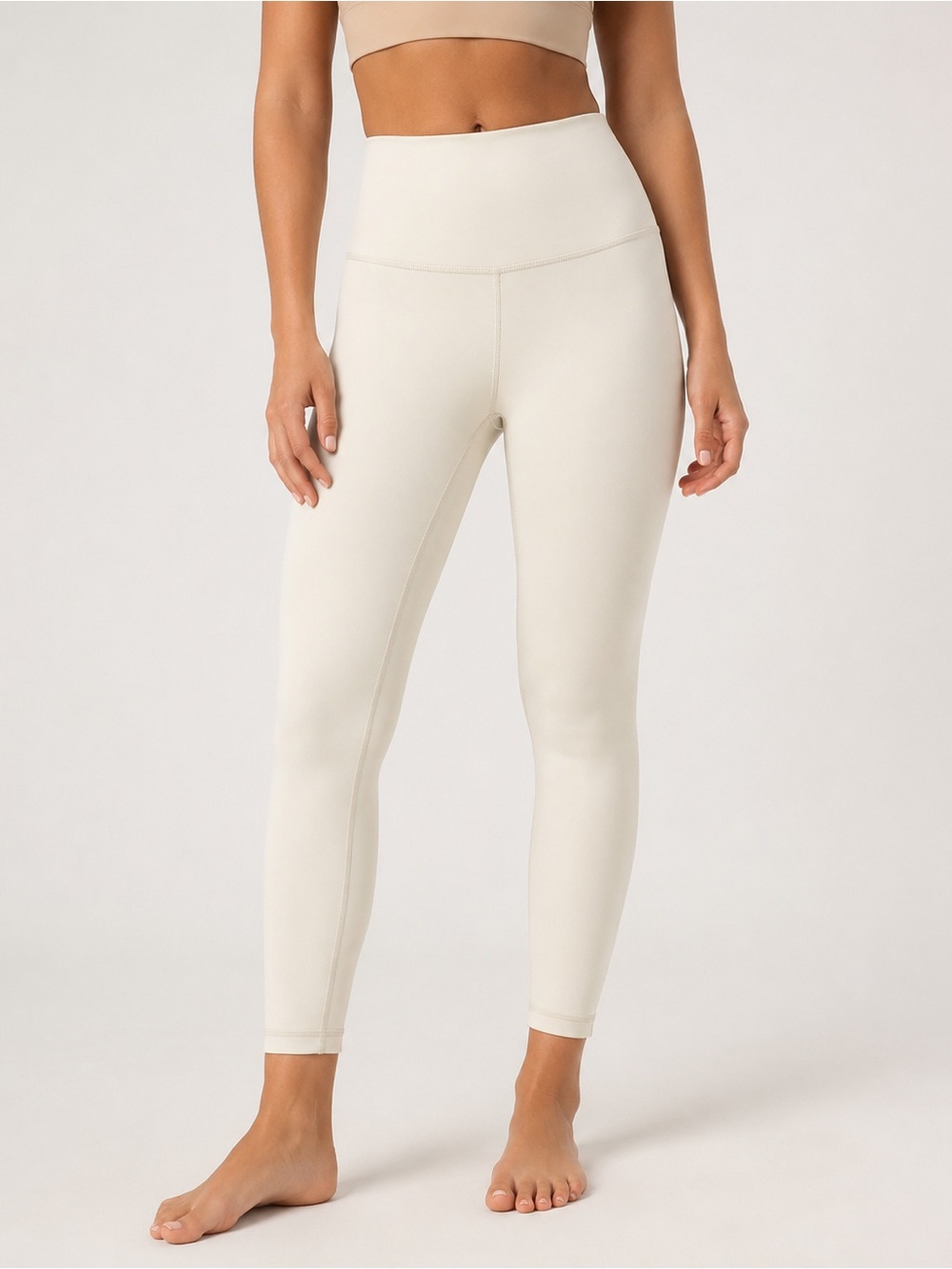 Athleta Ultra High Rise Elation 7/8 Tight Leggings Size Small Ivory NWT